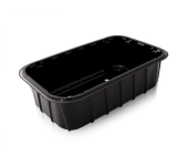 Лоток для ягоды  ПП-702, (0,5 кг) черный (артикул: 010100170) купить в разделе «Пластиковые лотки для фруктов и ягод».